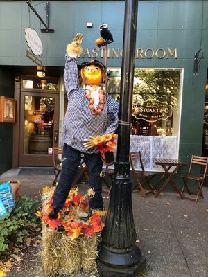 Scarecrows on Lampposts