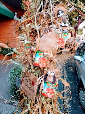 Harvest Babies • Scarecrows on Lampposts
