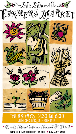 2004 McMinnville Farmers Market Poster