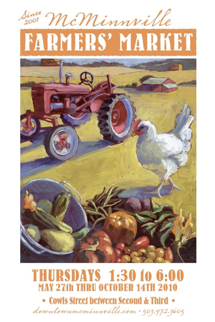 2010 McMinnville Farmers Market Poster