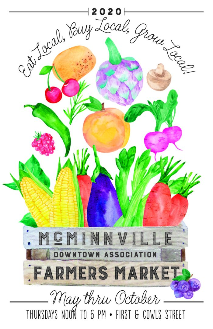 2020 McMinnville Farmers Market Poster